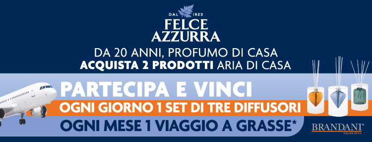 immagine smartphone del Concorso Felce Azzurra. Da 20 anni, profumo di casa