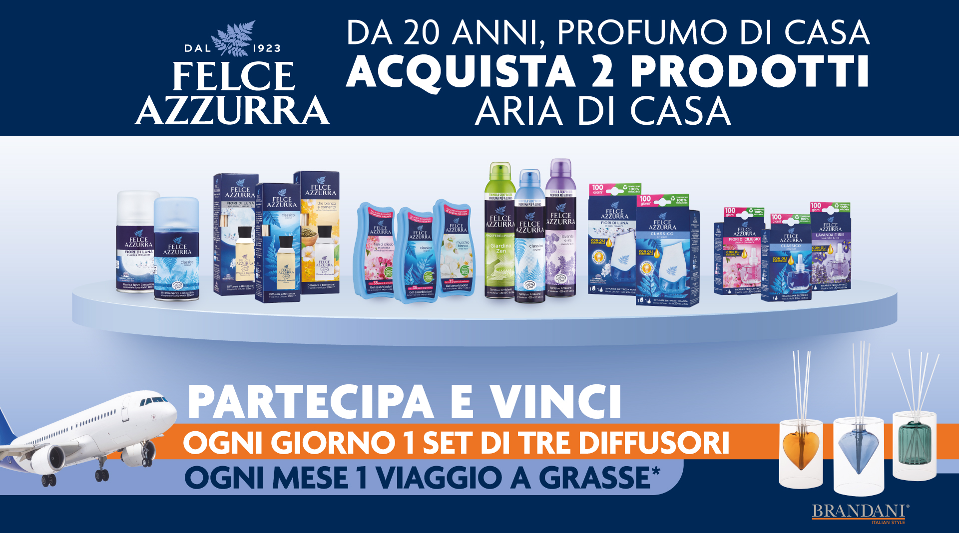 immagine desktop del concorso FConcorso Felce Azzurra. Da 20 anni, profumo di casa