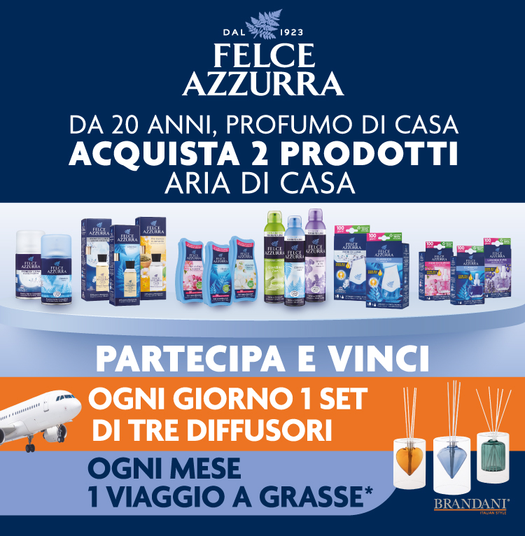 immagine per smartphone del concorso Concorso Felce Azzurra. Da 20 anni, profumo di casa
